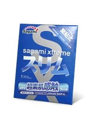 Презерватив Sagami Xtreme FEEL FIT 3D - 1 шт. - Sagami - купить с доставкой в Челябинске