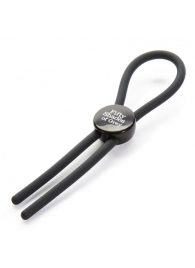 Тёмно-серое эрекционное кольцо с зажимом Again and Again Adjustable Cock Ring - Fifty Shades of Grey - в Челябинске купить с доставкой