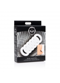 Комплект из 6 прозрачных эрекционных колец Ring Master Custom Ball Stretcher Kit - XR Brands - в Челябинске купить с доставкой