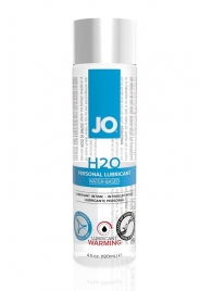 Возбуждающий лубрикант на водной основе JO Personal Lubricant H2O Warming - 120 мл. - System JO - купить с доставкой в Челябинске