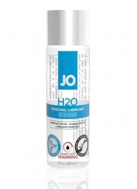 Возбуждающий лубрикант на водной основе JO Personal Lubricant H2O Warming - 60 мл. - System JO - купить с доставкой в Челябинске