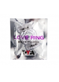 Прозрачное виброкольцо с двумя вибропульками - Toyfa Basic - в Челябинске купить с доставкой