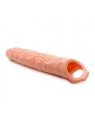 Телесная насадка-удлинитель 3 Inch Extender Sleeve - 27,3 см. - XR Brands - в Челябинске купить с доставкой