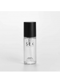 Съедобное cогревающее массажное масло Slow Sex - 50 мл. - Bijoux Indiscrets - купить с доставкой в Челябинске