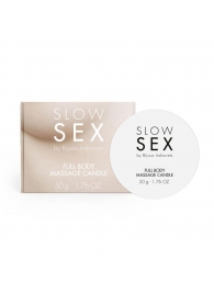 Массажная свеча для всего тела Slow Sex - 50 гр. - Bijoux Indiscrets - купить с доставкой в Челябинске