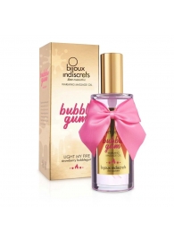 Разогревающее массажное масло Light My Fire Bubble Gum с ароматом бабл-гам - 100 мл. - Bijoux Indiscrets - купить с доставкой в Челябинске