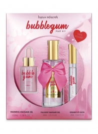 Набор средств для массажа и ласк Bubblegum Play Kit - Bijoux Indiscrets - купить с доставкой в Челябинске