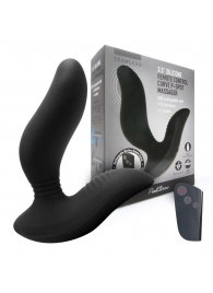 Черный вибромассажер простаты 3,5’’ Remote Control Curve P-spot Massager - 12 см. - Erokay - в Челябинске купить с доставкой