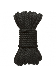 Черная верёвка для связывания и фиксации Bind Tie - 9,14 м. - Doc Johnson - купить с доставкой в Челябинске