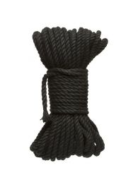 Черная верёвка для связывания и фиксации Bind Tie - 15,24 м. - Doc Johnson - купить с доставкой в Челябинске