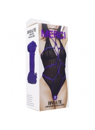 Фиолетовая верёвка для связывания и фиксации Bind Tie - 9,14 м. - Doc Johnson - купить с доставкой в Челябинске