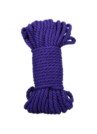 Фиолетовая верёвка для связывания и фиксации Bind Tie - 15,24 м. - Doc Johnson - купить с доставкой в Челябинске