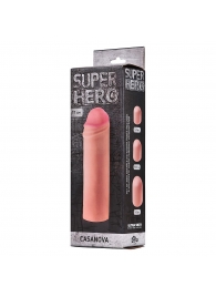 Фаллоудлинитель SUPER HERO Casanova - 18 см. - Lola Games - в Челябинске купить с доставкой