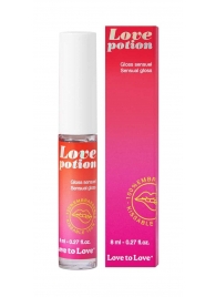 Возбуждающий блеск для губ Love Potion - 8 мл. - Love to Love - купить с доставкой в Челябинске