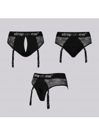 Трусики для фиксации насадок Strap-on-me Harness Lingerie Diva XS - Strap-on-me - купить с доставкой в Челябинске