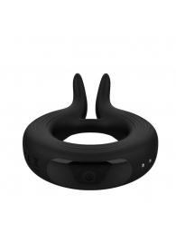 Черное эрекционное кольцо Marry Me Rechargeable Vibrating Cockring - Adrien Lastic - в Челябинске купить с доставкой