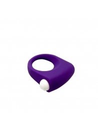 Фиолетовое эрекционное кольцо Puggle Vibrating Ring with Bullet - Adrien Lastic - в Челябинске купить с доставкой