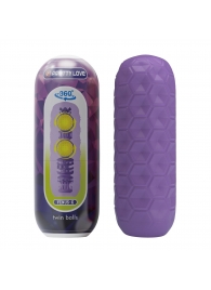 Фиолетовый мастурбатор Venus-X Twin balls - Baile - в Челябинске купить с доставкой