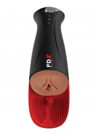 Мастурбатор-вагина в колбе с вибрацией Fuck-O-Matic Pro XL - Pipedream - в Челябинске купить с доставкой