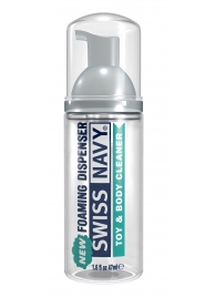 Очищающая пенка для игрушек и тела Toy   Body Cleaner Foamer - 47 мл. - Swiss navy - купить с доставкой в Челябинске