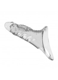 Прозрачная насадка на пенис - 22 см. - Baile - в Челябинске купить с доставкой