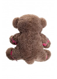 Бондажный набор: бурый мишка с розовыми оковами и наручниками - Pecado - купить с доставкой в Челябинске