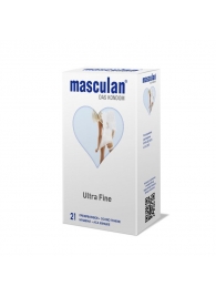 Особо тонкие презервативы Masculan Ultra Fine - 21 шт. - Masculan - купить с доставкой в Челябинске