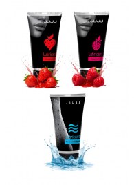 Набор из 3 лубрикантов JUJU (увлажняющий, клубника, малина) - JuJu - купить с доставкой в Челябинске