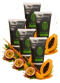 Набор из 5 съедобных лубрикантов JUJU со вкусом тропических фруктов - JuJu - купить с доставкой в Челябинске
