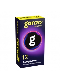 Презервативы с анестетиком для продления удовольствия Ganzo Long Love - 12 шт. - Ganzo - купить с доставкой в Челябинске