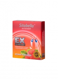 Стимулирующая насадка Sitabella Extender  Клубника - Sitabella - купить с доставкой в Челябинске