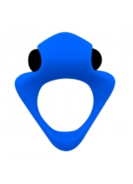 Синее эрекционное кольцо Wooomy Tribeс с вибрацией - Adrien Lastic - в Челябинске купить с доставкой