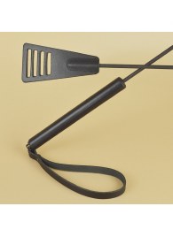 Черный кожаный стек «Сириус» - 60 см. - Sitabella - купить с доставкой в Челябинске