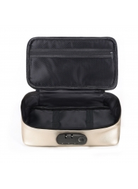 Золотистая сумочка для хранения игрушек Discreet Box - Dorcel - купить с доставкой в Челябинске