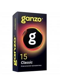 Классические презервативы с обильной смазкой Ganzo Classic - 15 шт. - Ganzo - купить с доставкой в Челябинске