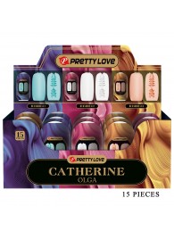 Набор из 15 мастурбаторов Catherine Olga - Baile - в Челябинске купить с доставкой