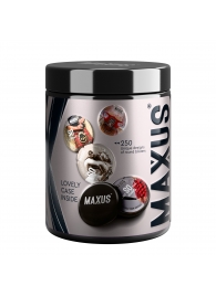 Черные утолщенные презервативы MAXUS Extra Strong с железным кейсом - 15 шт. - Maxus - купить с доставкой в Челябинске