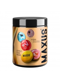 Точечные презервативы MAXUS 2000 Amazing Dots с железным кейсом - 15 шт. - Maxus - купить с доставкой в Челябинске