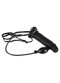Полый страпон с эффектом увеличения Inflatable Strap-On - 18,5 см. - Orion - купить с доставкой в Челябинске