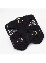 Фигурный набор для БДСМ-игр с узорами и золотистой фурнитурой - Crazy Handmade - купить с доставкой в Челябинске