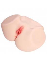 Мастурбатор-полуторс с двойным слоем материала и вибрацией Jenny Onahole Real Vagina - KOKOS - в Челябинске купить с доставкой
