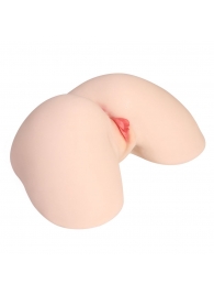 Мастурбатор-полуторс с двойным слоем материала и вибрацией Jenny Onahole Real Hips - KOKOS - в Челябинске купить с доставкой