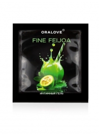 Саше съедобной оральной смазки OraLove с ароматом фейхоа - 3 гр. - Биоритм - купить с доставкой в Челябинске
