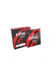 Презервативы с ароматом колы Expert Cola - 3 шт. - Expert - купить с доставкой в Челябинске