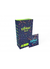 Светящиеся в темноте презервативы Expert Neon - 15 шт. - Expert - купить с доставкой в Челябинске