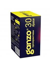 Ароматизированные презервативы Ganzo Juice - 30 шт. - Ganzo - купить с доставкой в Челябинске