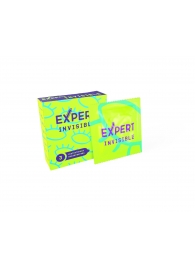 Ультратонкие презервативы Expert Invisible - 3 шт. - Expert - купить с доставкой в Челябинске