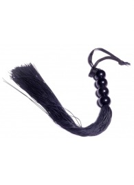 Черная силиконовая плеть - 37 см. - Boys of Toys - купить с доставкой в Челябинске