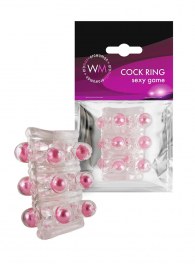 Прозрачная сквозная насадка на пенис с цветными шариками - Erowoman-Eroman - в Челябинске купить с доставкой