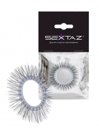 Круглое эрекционное кольцо с «ресничками» - Sextaz - в Челябинске купить с доставкой